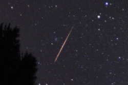 Meteor Feuerkugel 10.02.2013 Bildausschnitt