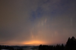 irdische Lichtäulen 20210124 vs
