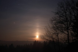 lichtsäule mond 20250209 vs