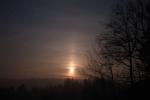 lichtsäule mond 20250209 vsh
