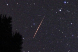 Meteor Feuerkugel 10.02.2013 Bildausschnitt