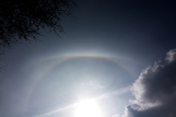 Sonnenhalo Oberer Berührungsbogen